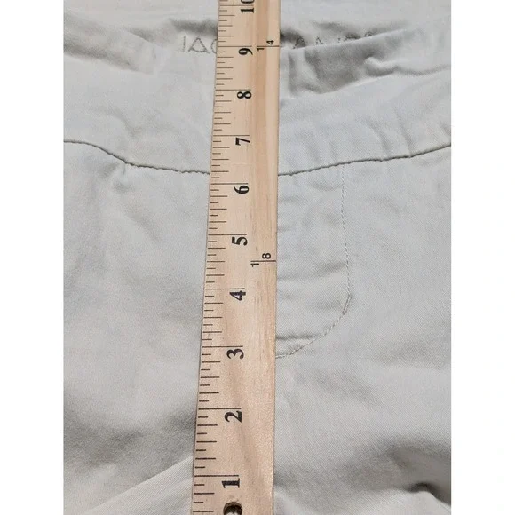 Jag Jeans Shorts Womens 6 Tan Classic Fit Pull On Bermuda Khaki Stretch Casual - Picture 6 of 6